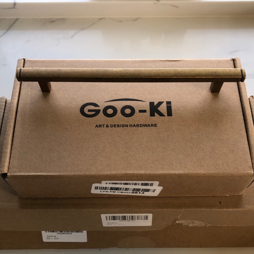 Goo Ki Retro straight cabinet pulls